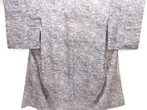 アンティーク　縮緬墨流し模様長襦袢